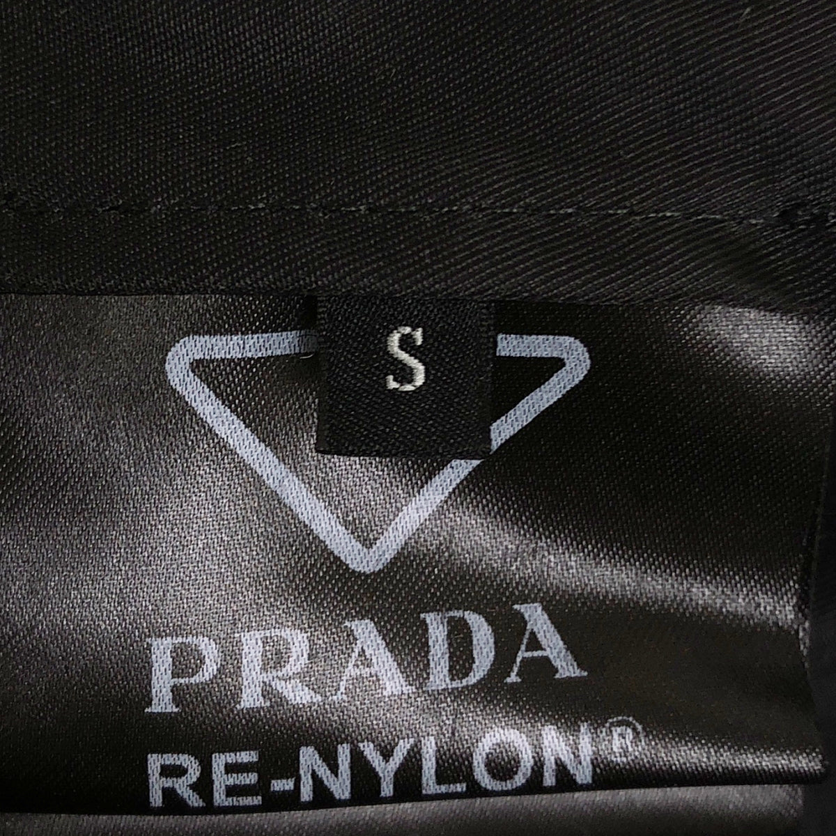 PRADA / プラダ | Re-nylon / トライアングルプレートロゴ オーバーシルエット オープンカラーシャツ | S | メンズ