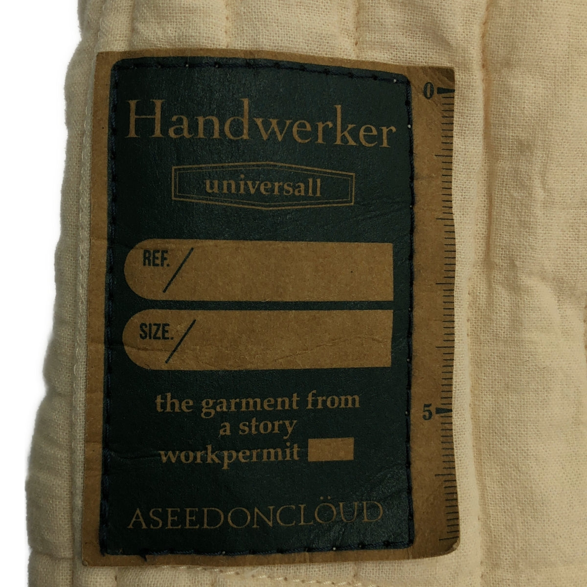 ASEEDONCLOUD / アシードンクラウド | Handwerker Florist vest フローリスト ベスト ユニセックス | M | Off White | メンズ