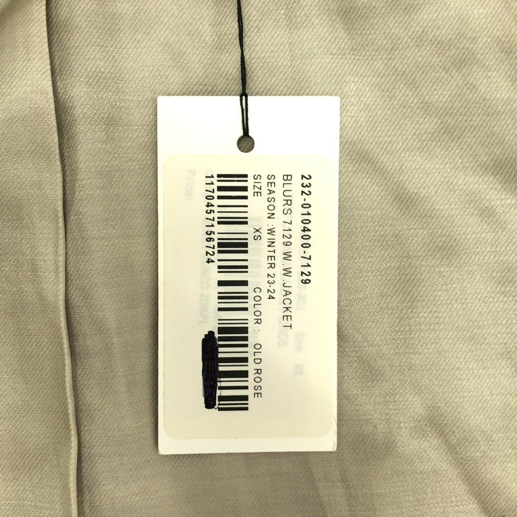 DRIES VAN NOTEN / ドリスヴァンノッテン | 2023AW | BLURS 7129 W.W.JACKET ボタニカル オーバーサイズ ボタンレス ジャケット | XS | レディース