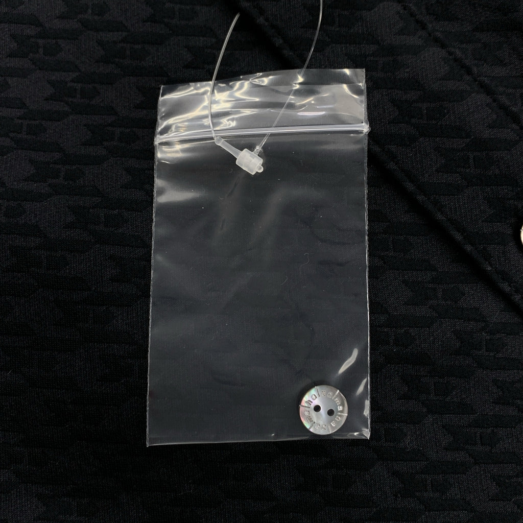 ha | za | ma / ハザマ | 総柄 ジャガード ロゴボタン シャツ ブラウス | L | メンズ