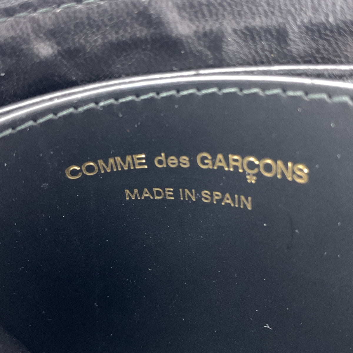 【新品】  COMME des GARCONS / コムデギャルソン | Big Bow ビッグ ボウ / L字ジップ レザー ウォレット 財布 | ブラック | レディース