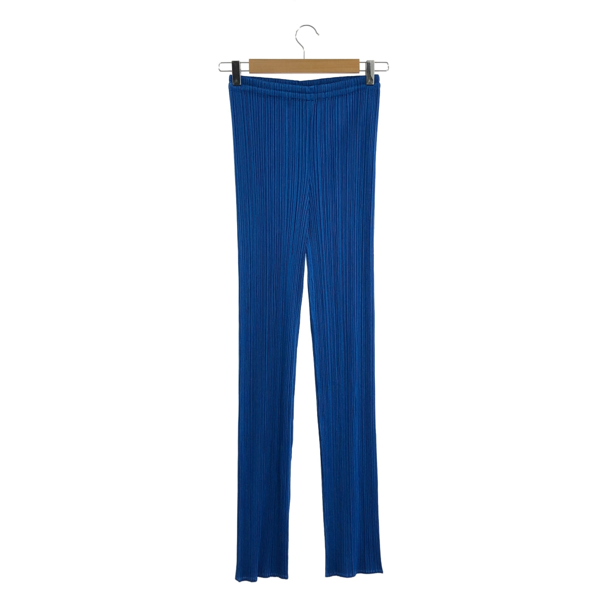 PLEATS PLEASE ISSEY MIYAKE / プリーツプリーズイッセイミヤケ | プリーツ スリムパンツ | 4 | ブルー | レディース