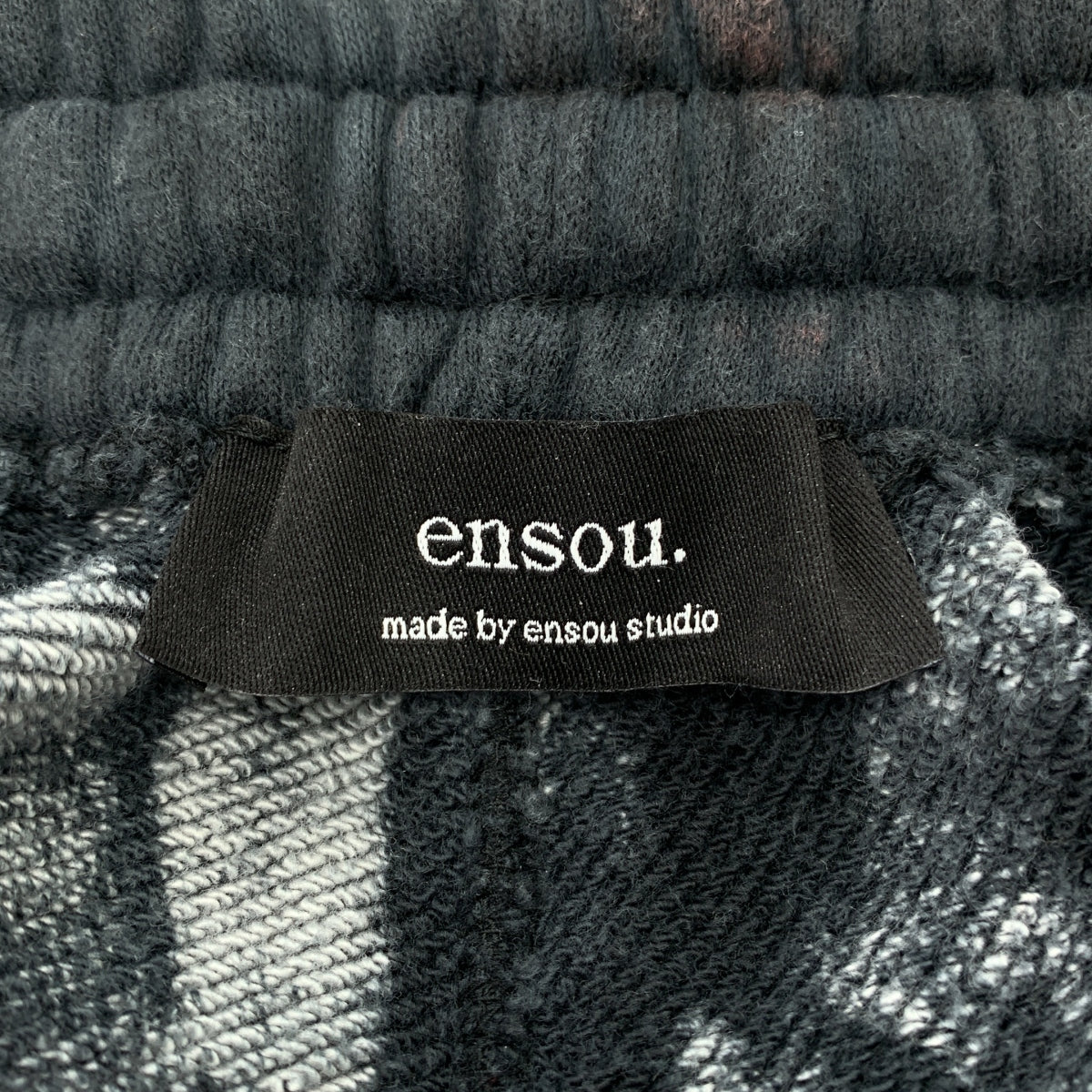 ensou | 紮染寬版運動褲 | 紮染抽繩寬版運動褲 | M碼 | 男款