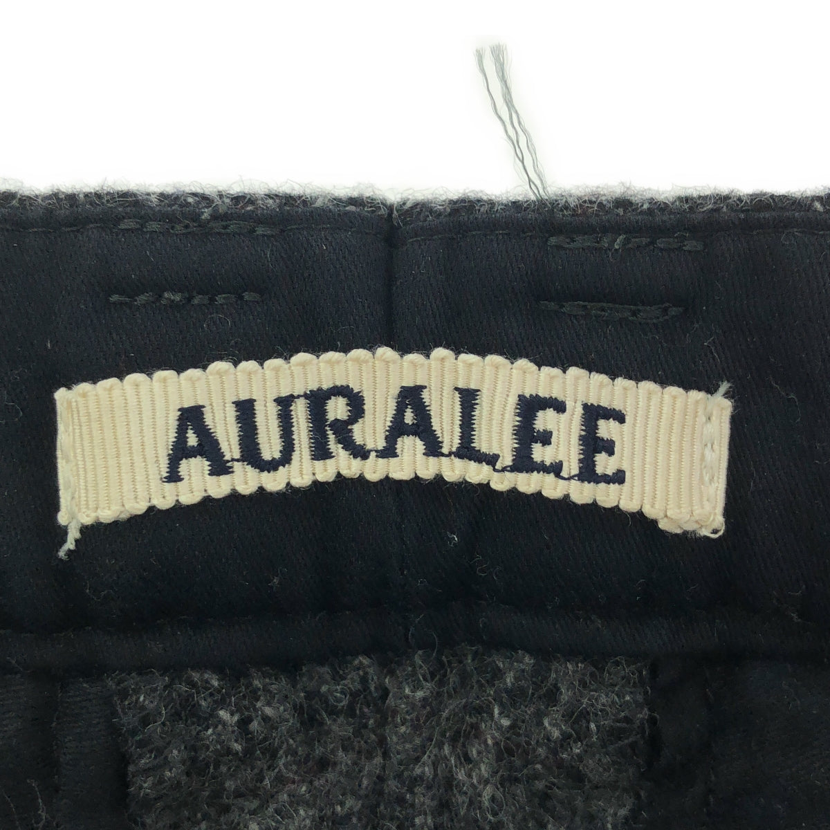 AURALEE / オーラリー | GLEN CHECK WIDE SLACKS ウール チェック ワイドスラックス パンツ | 0 | グレー | レディース