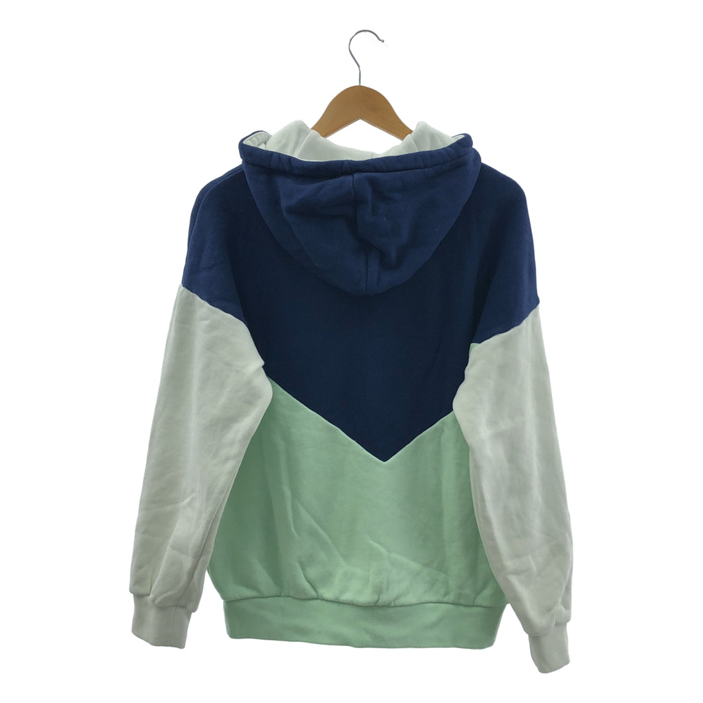 GUCCI / Gucci | x adidas / adidas 撞色棉質連帽衫 / Logo衛衣連帽衫 | M碼 | 綠/藏青/白 | 男款