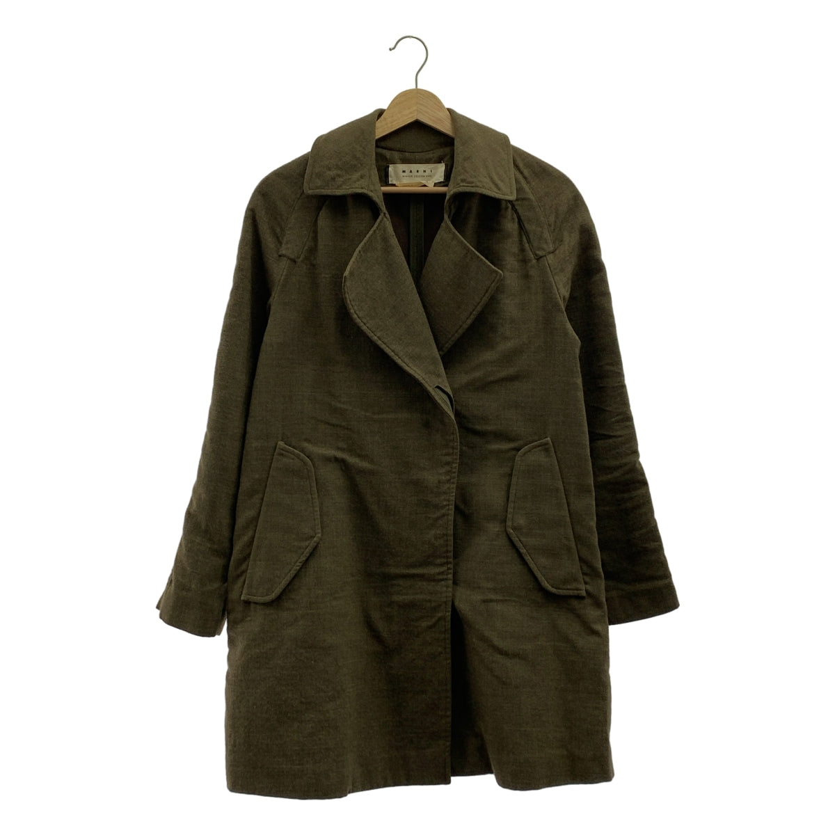 MARNI / マルニ | コットン ウール チェスターコート | 38 | レディース