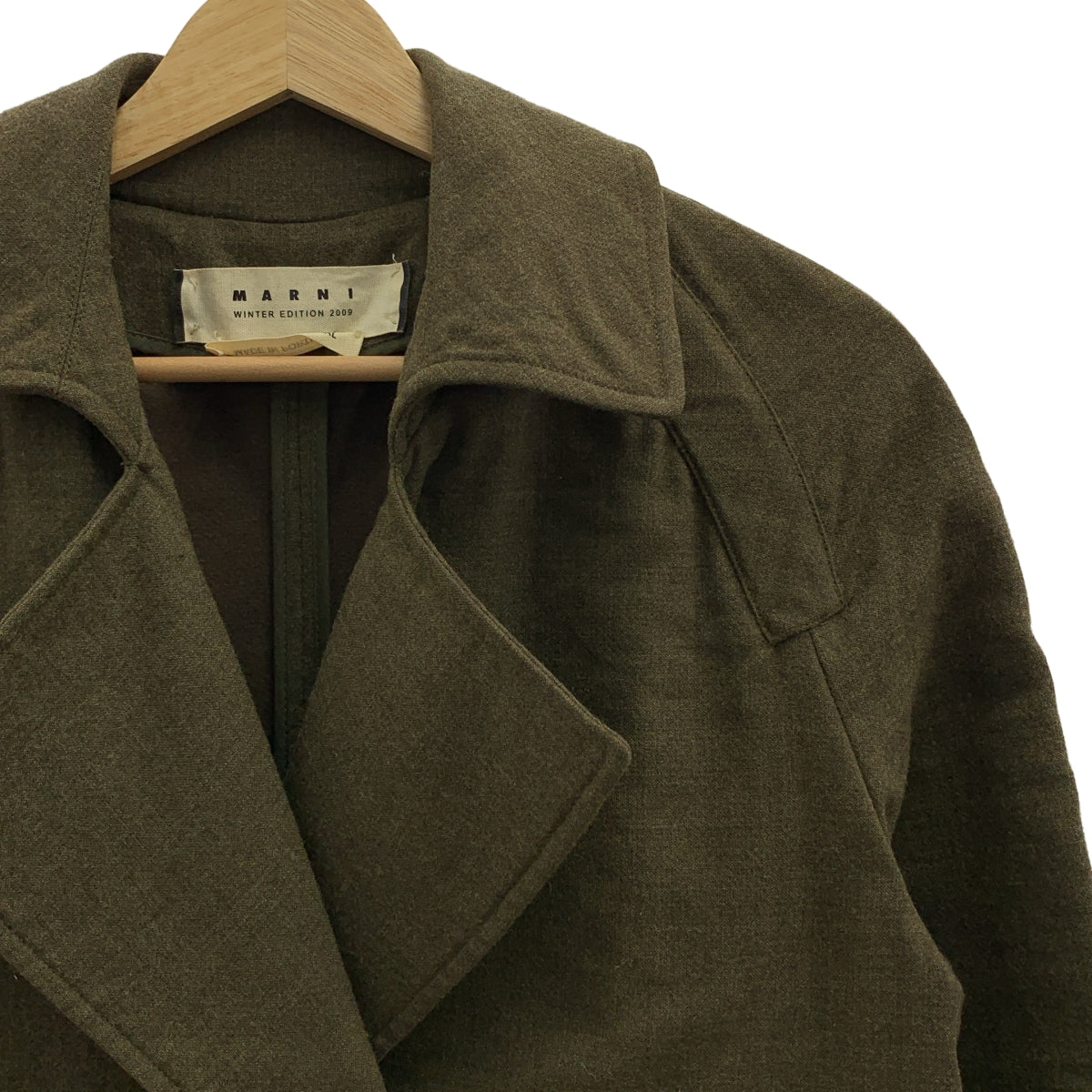 MARNI / マルニ | コットン ウール チェスターコート | 38 | レディース