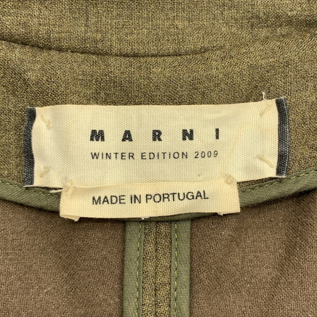 MARNI / マルニ | コットン ウール チェスターコート | 38 | レディース