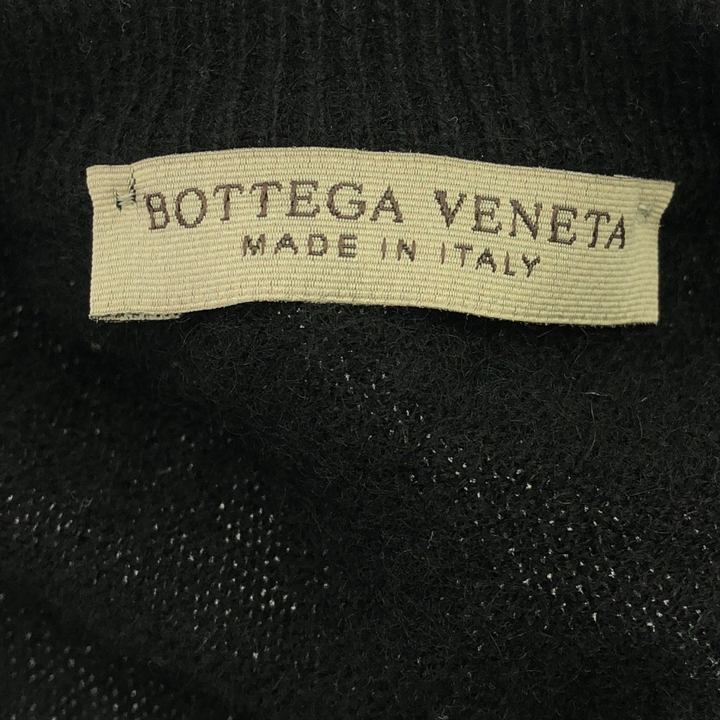 BOTTEGA VENETA | 2015AW | Tomas Mayer 時期 / 羊毛幾何圖案V領針織衫 | 46 | 黑/灰/綠 | 男款