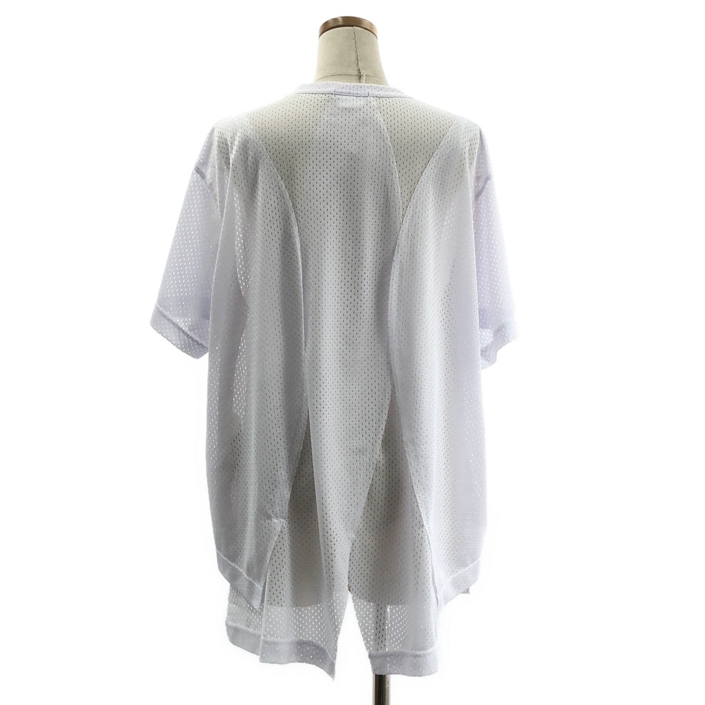COMME des GARCONS HOMME PLUS / コムデギャルソンオムプリュス | 2024SS | ポリエステル 変形 メッシュ オーバーシルエット Tシャツ カットソー | XL | メンズ