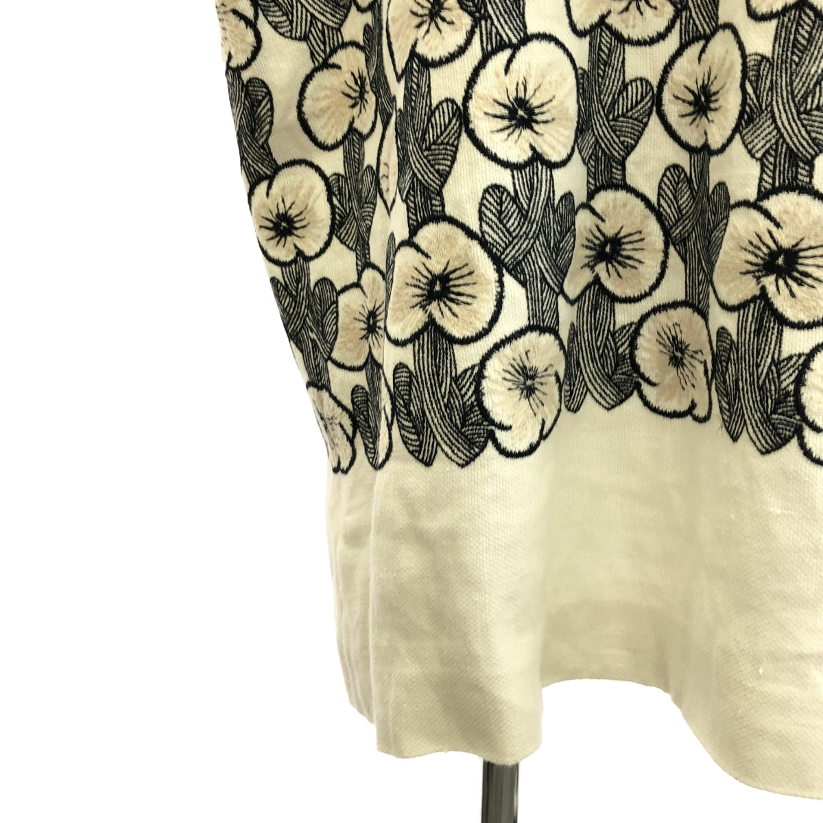 mina perhonen | 2021SS | hanakaze sleeveless linen dress | 36 | Women's