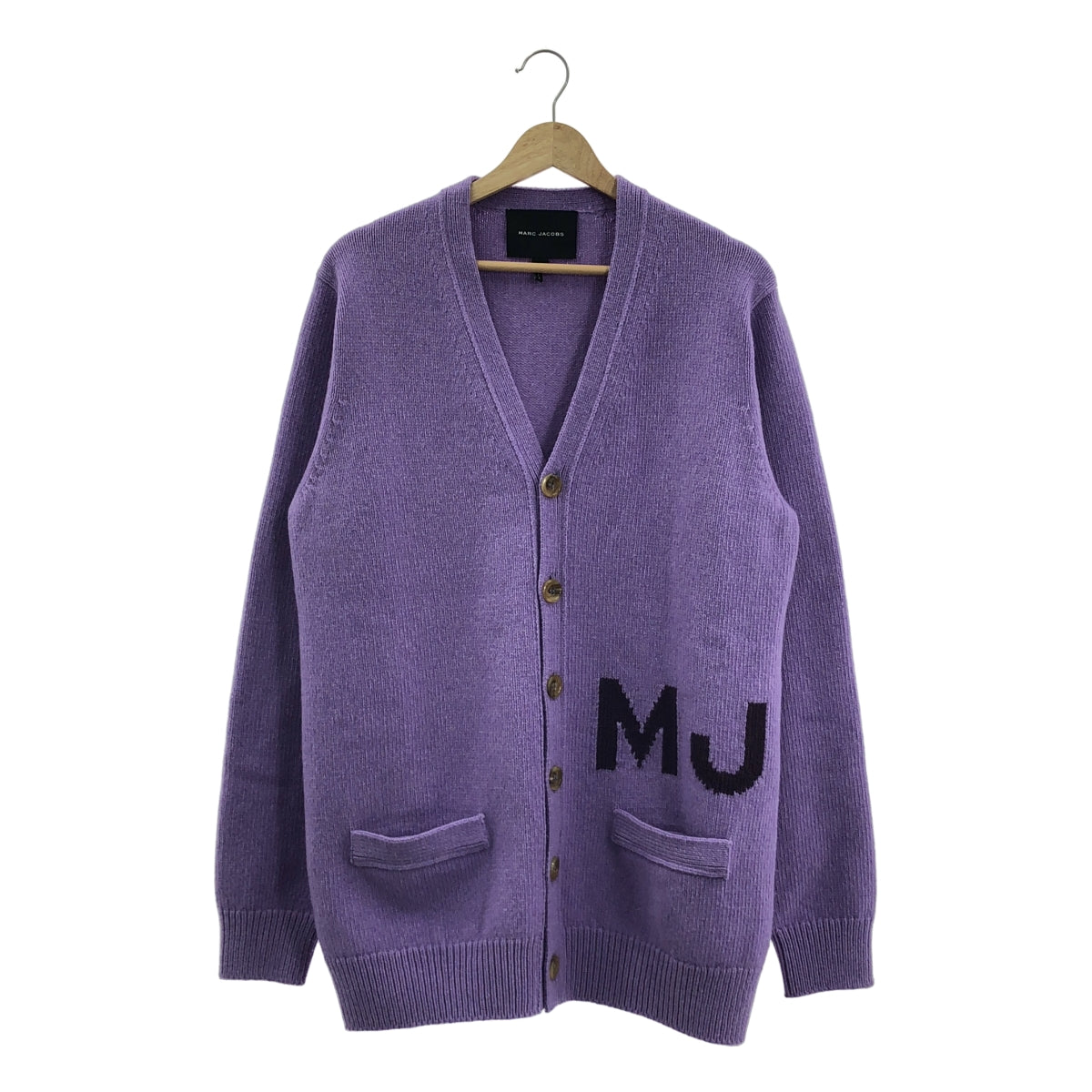 MARC JACOBS / マークジェイコブス | THE BIG CARDIGAN ニット ビッグ カーディガン | S | パープル | レディース