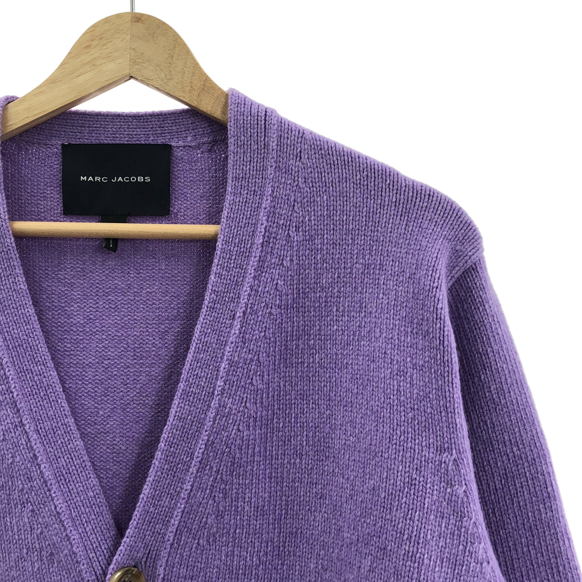 MARC JACOBS / マークジェイコブス | THE BIG CARDIGAN ニット ビッグ カーディガン | S | パープル | レディース