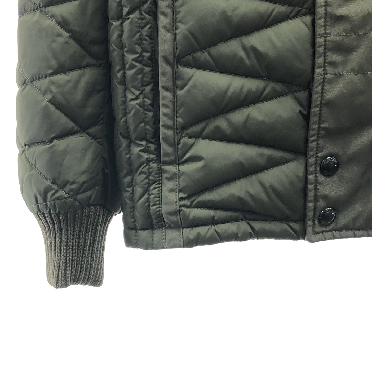 MONCLER / Moncler | Ernest 엘네스트 퀼팅 푸드 재킷 | 0 | 카키 | 남성