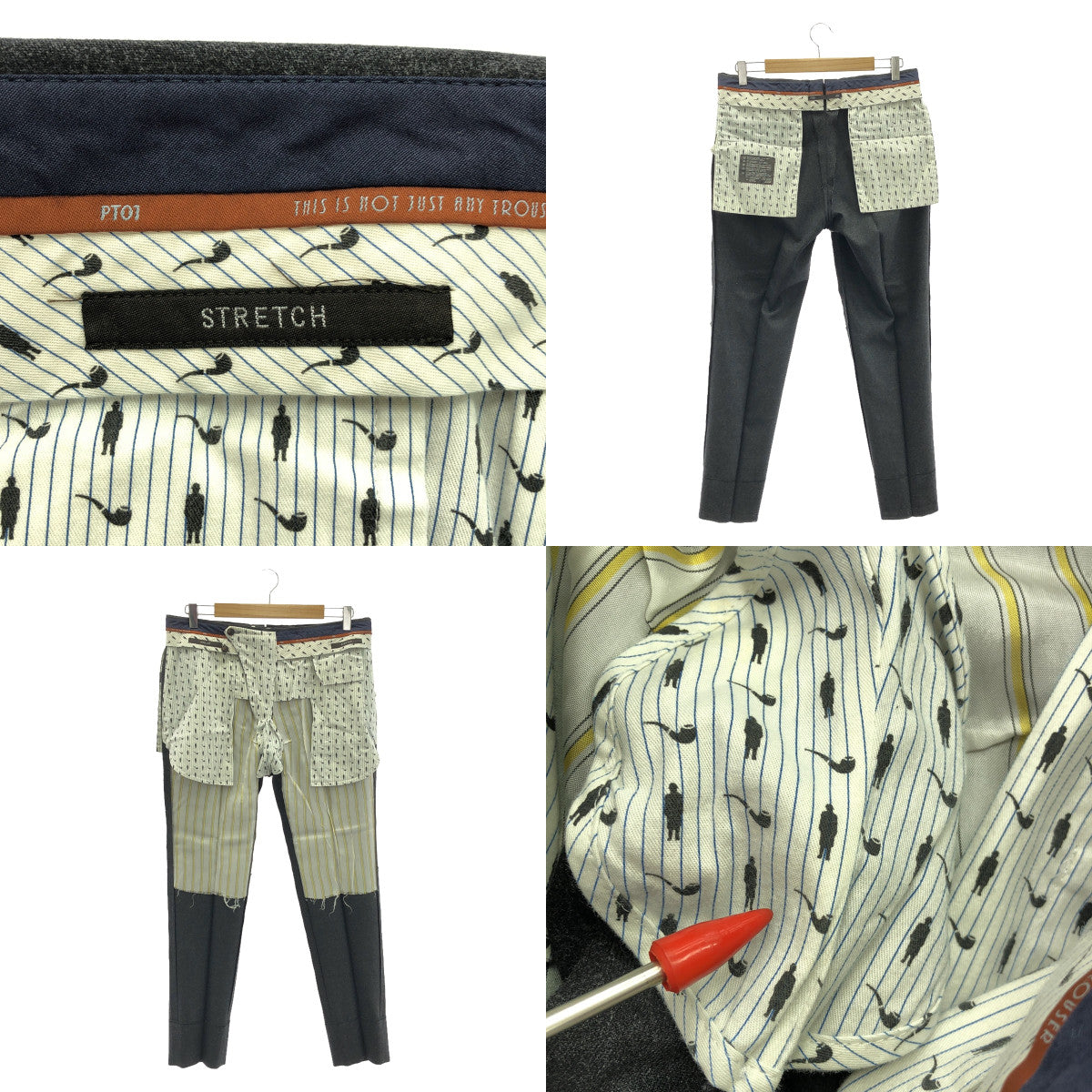 PT01 / PT01 | EVO FIT STRETCH / Stretch Slacks Pants | 48 | Men's