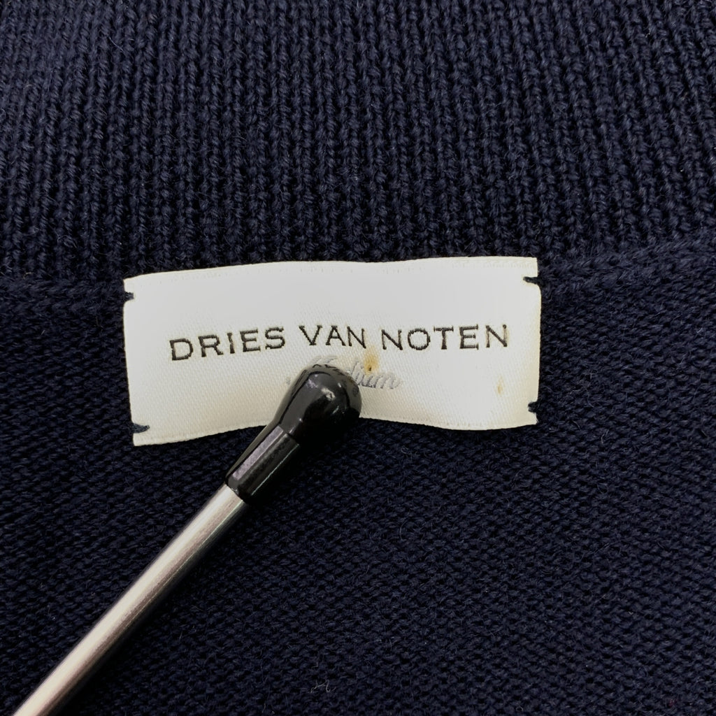 DRIES VAN NOTEN / 드리스 반 노튼 | NEELES 5701 MKTOP 메리노 울 V 넥 롱 니트 | M | 남성