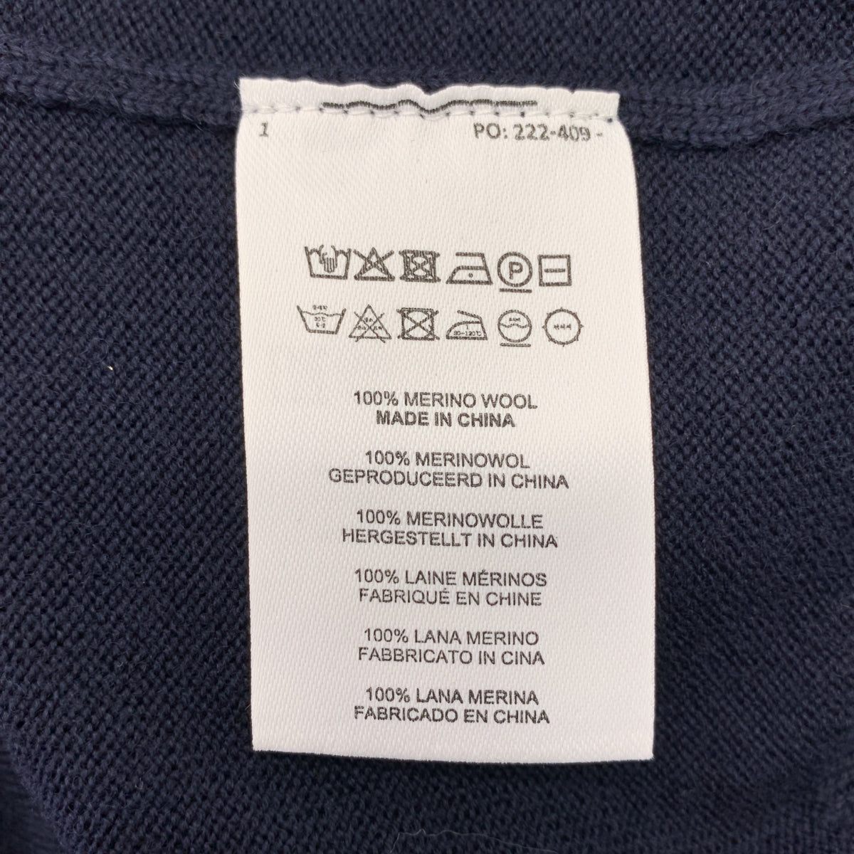 DRIES VAN NOTEN / 드리스 반 노튼 | NEELES 5701 MKTOP 메리노 울 V 넥 롱 니트 | M | 남성