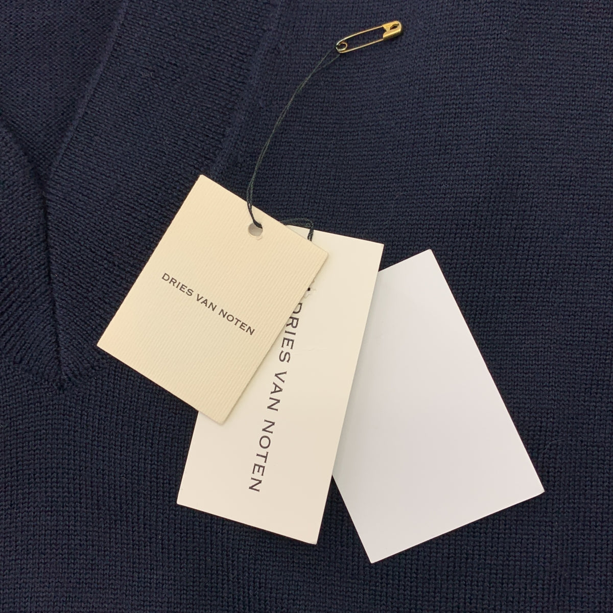 DRIES VAN NOTEN / 드리스 반 노튼 | NEELES 5701 MKTOP 메리노 울 V 넥 롱 니트 | M | 남성