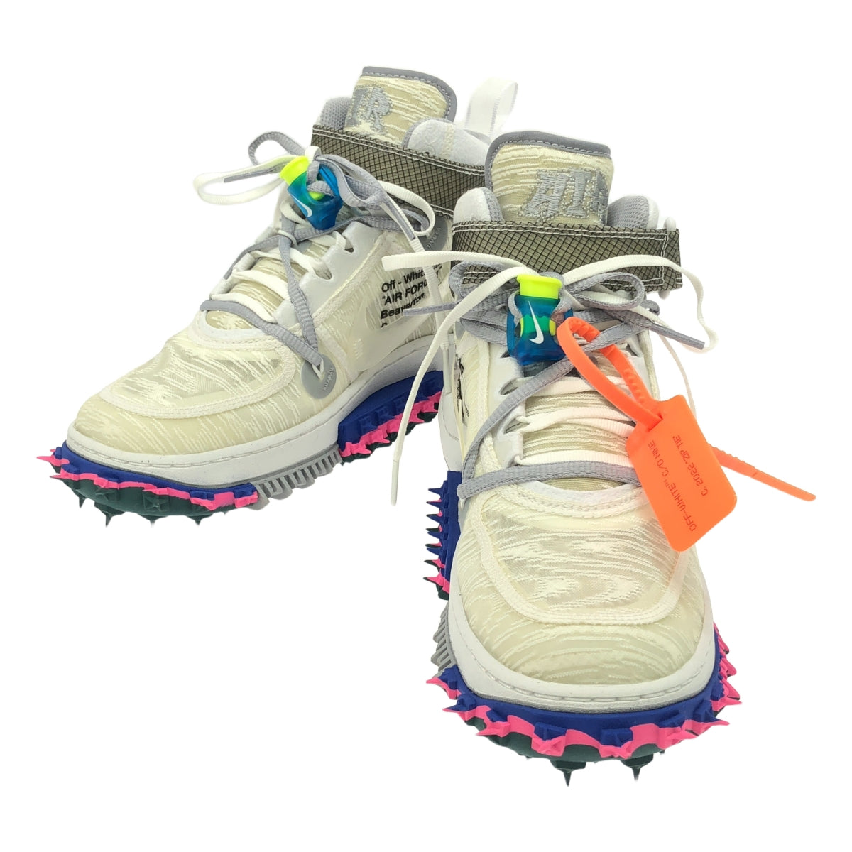 [狀況良好] 灰白色 / 灰白色 | x NIKE AIR FORCE 1 MID SP 運動鞋 | 24.5 |多色 |女性的