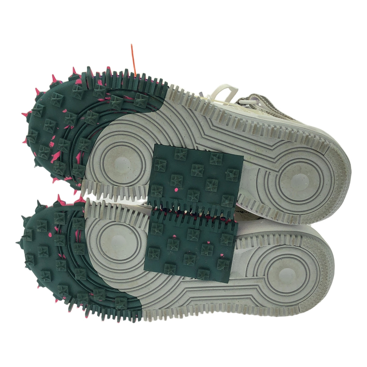 [狀況良好] 灰白色 / 灰白色 | x NIKE AIR FORCE 1 MID SP 運動鞋 | 24.5 |多色 |女性的