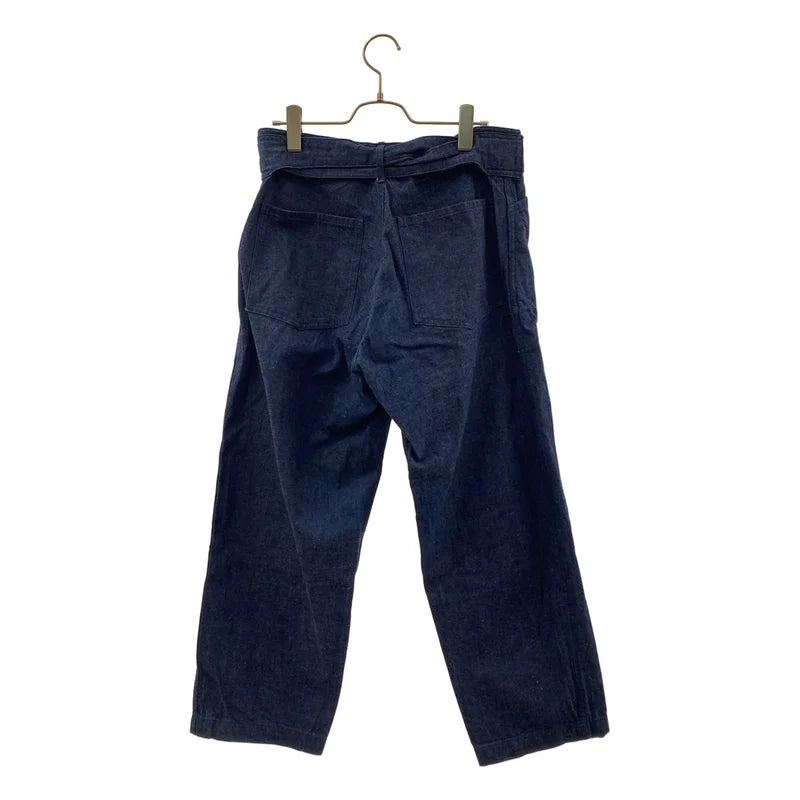 COMOLI / コモリ | ベルテッド デニムパンツ | 0 | メンズ
