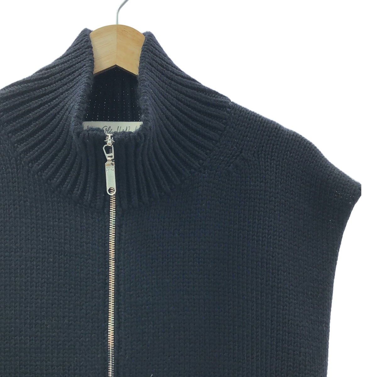 [狀況良好] Olde H &amp; Daughter | 2024AW | 現貨 WOOSTED 羊毛針織背心 | 尺寸 10 | 黑色 | 男款