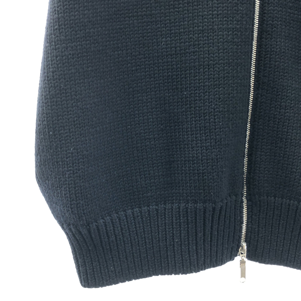 【美品】  Olde H & Daughter / オールドエイチアンドドーター | 2024AW | Ex. WOOSTED WOOL DRIVERS KNIT VEST ウーステッド ウール ドライバーズニット ベスト | 10 | ブラック | メンズ