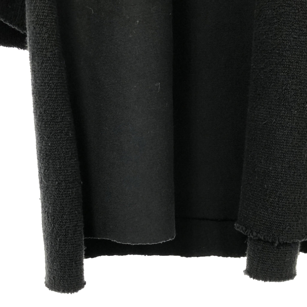 【新品】  OLUBIYI THOMAS / オルヴィトーマス | 2023SS | double panneled jumper パネル切替 クルーネックスウェット | 2 | ブラック | メンズ
