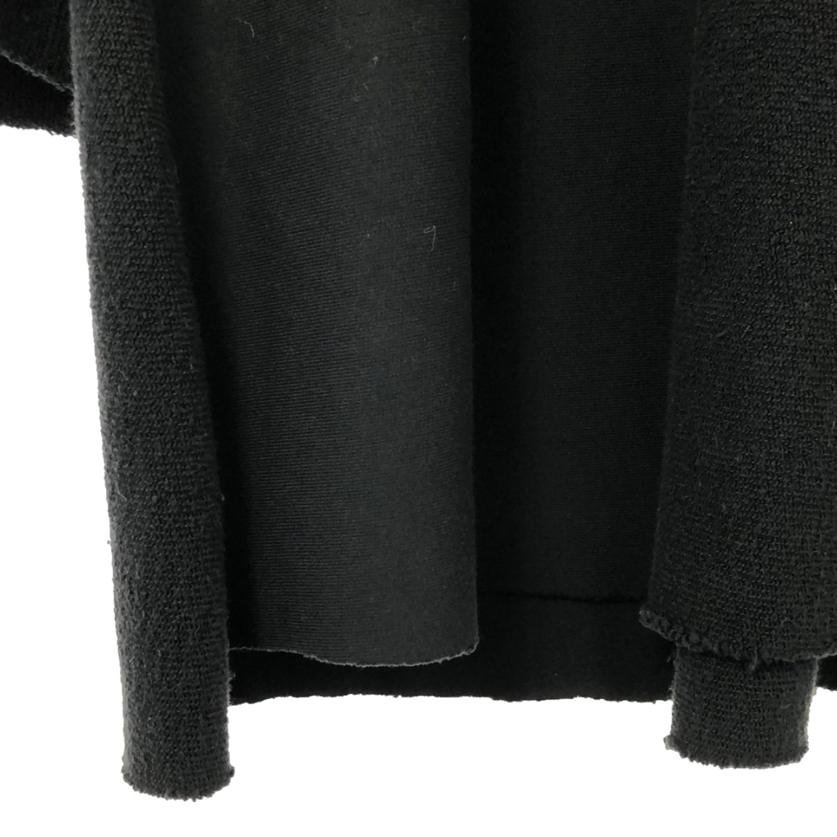 【新品】  OLUBIYI THOMAS / オルヴィトーマス | 2023SS | double panneled jumper パネル切替 クルーネックスウェット | 2 | ブラック | メンズ