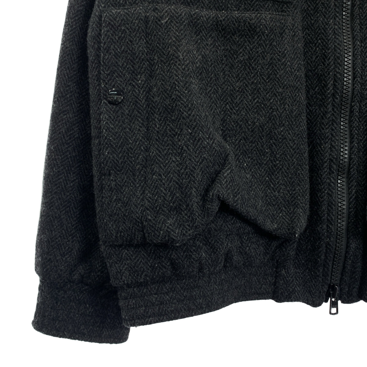 SASSAFRAS | ARMOR JACKET 羊毛人字紋護甲外套 | M 碼 | 男款