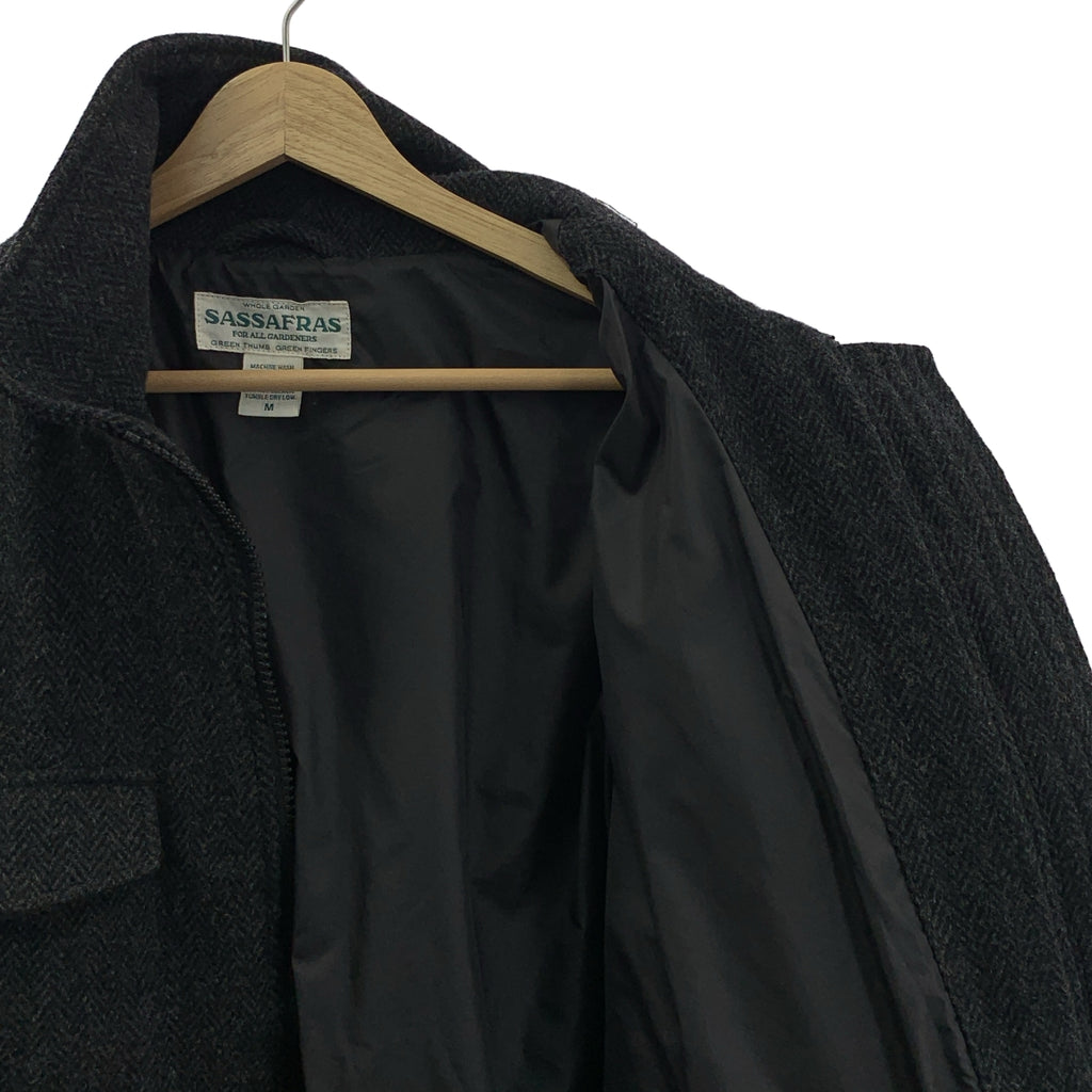 SASSAFRAS | ARMOR JACKET 羊毛人字紋護甲外套 | M 碼 | 男款