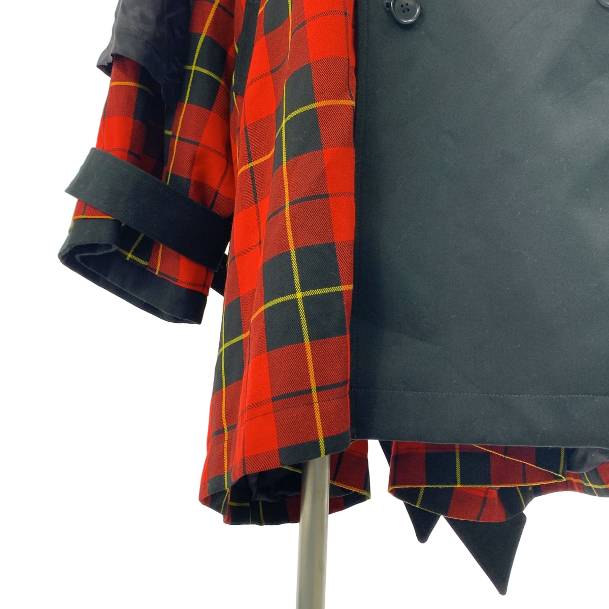 KIDILL | 寬版風衣，格紋，男款 | F 碼