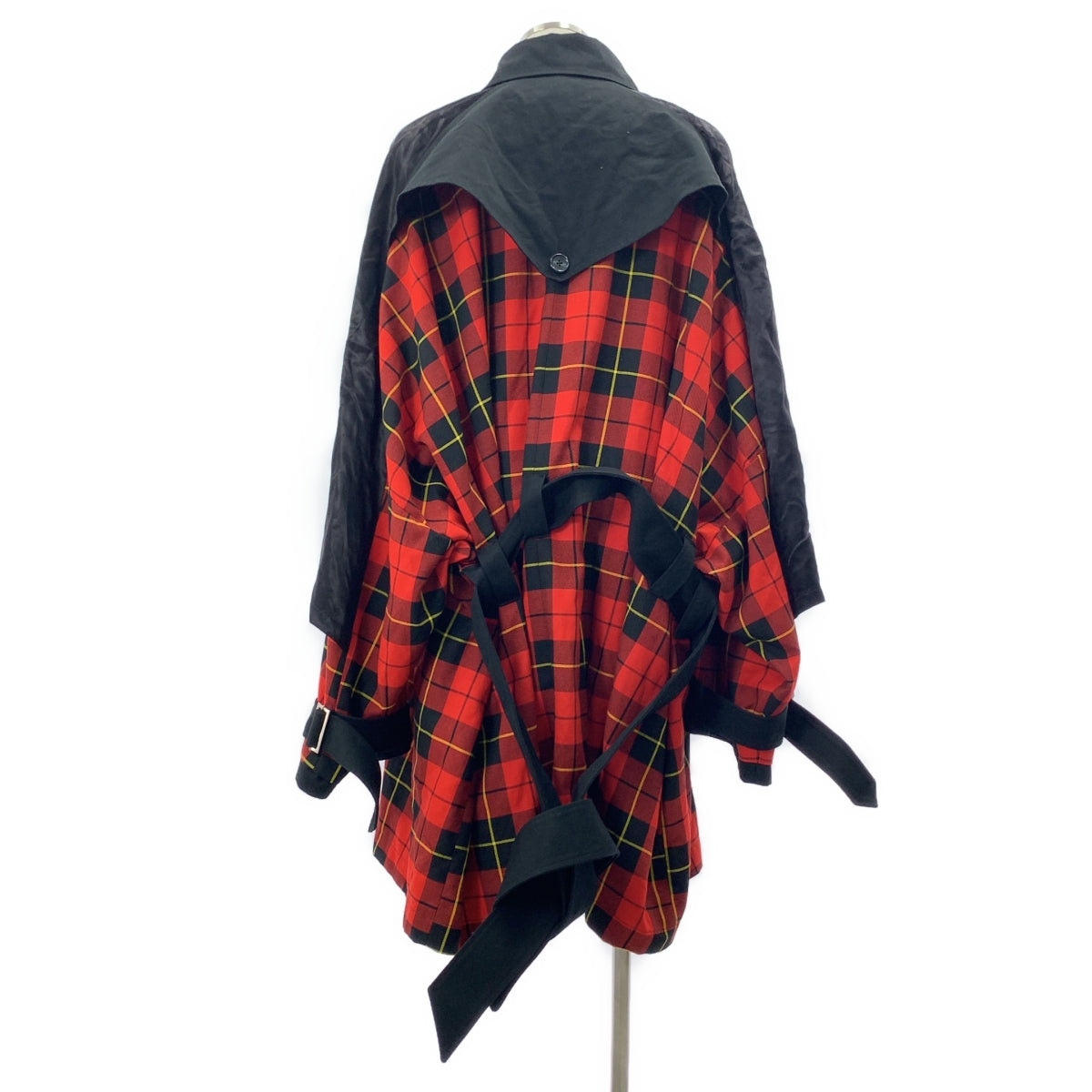 KIDILL | 寬版風衣，格紋，男款 | F 碼