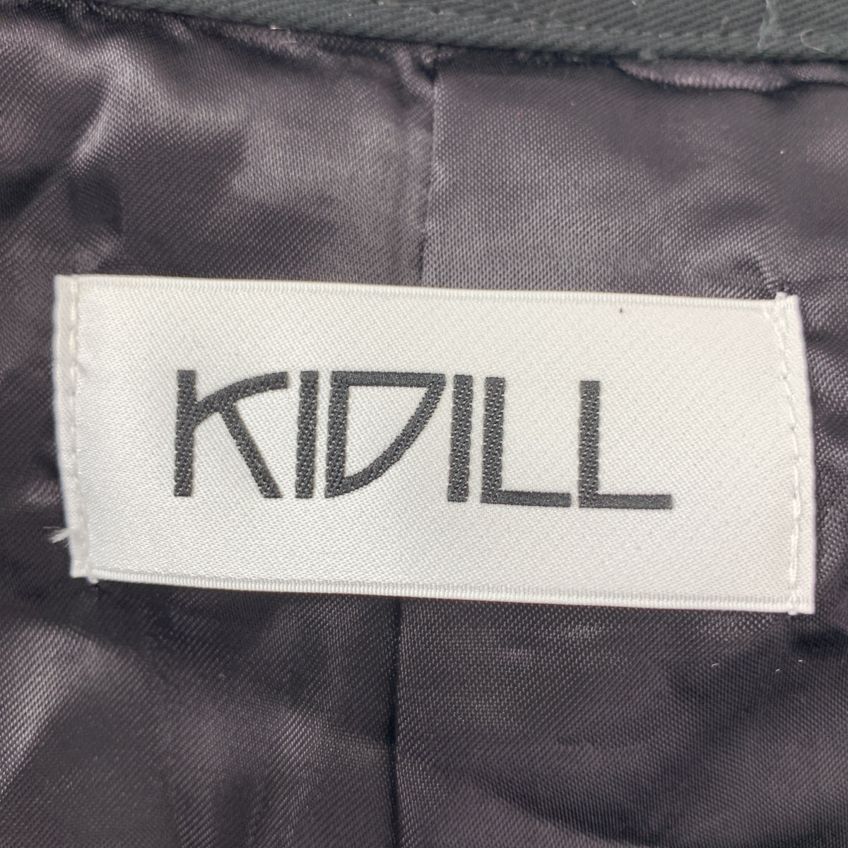 KIDILL | 寬版風衣，格紋，男款 | F 碼
