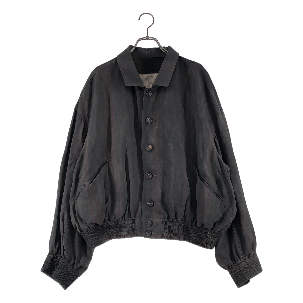 ziggy chen / ジギーチェン | 2025SS | Spread Collar Cropped Jacket / オーバーシルエット ジャケット ブルゾン | 46 | メンズ