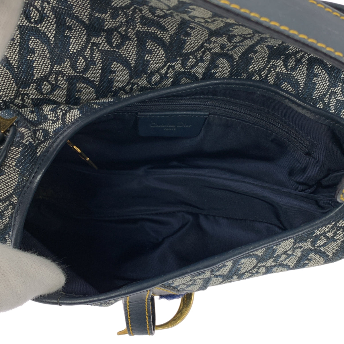 Christian Dior / クリスチャンディオール | Saddle オブリーク ジャガード ミニ サドルバッグ |