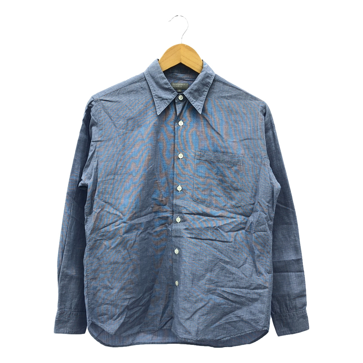 [Good Condition] MARGARET HOWELL | Standard Shirt | S | Blue | Men's