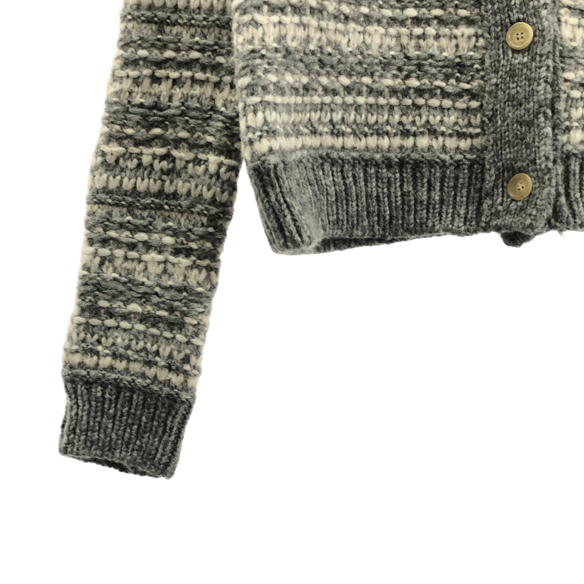 N°21 / ヌメロヴェントゥーノ | アルパカ レース 切替 カーディガン | XS | レディース