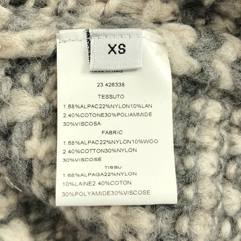 N°21 / ヌメロヴェントゥーノ | アルパカ レース 切替 カーディガン | XS | レディース