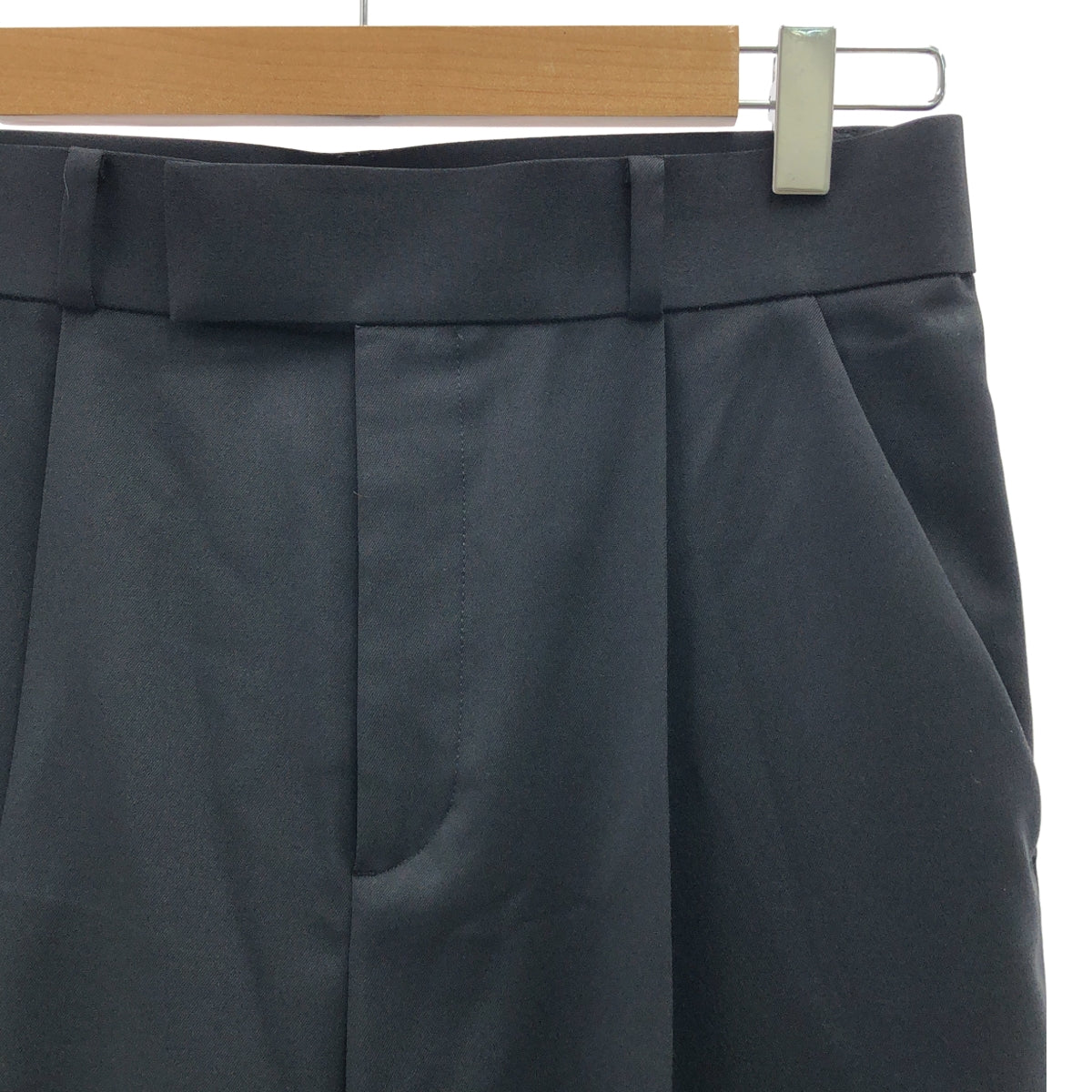 NOBLE / 노블 | 2025SS | 에스테르 트윌 스트레치 슬랙스 팬츠 | 40 |