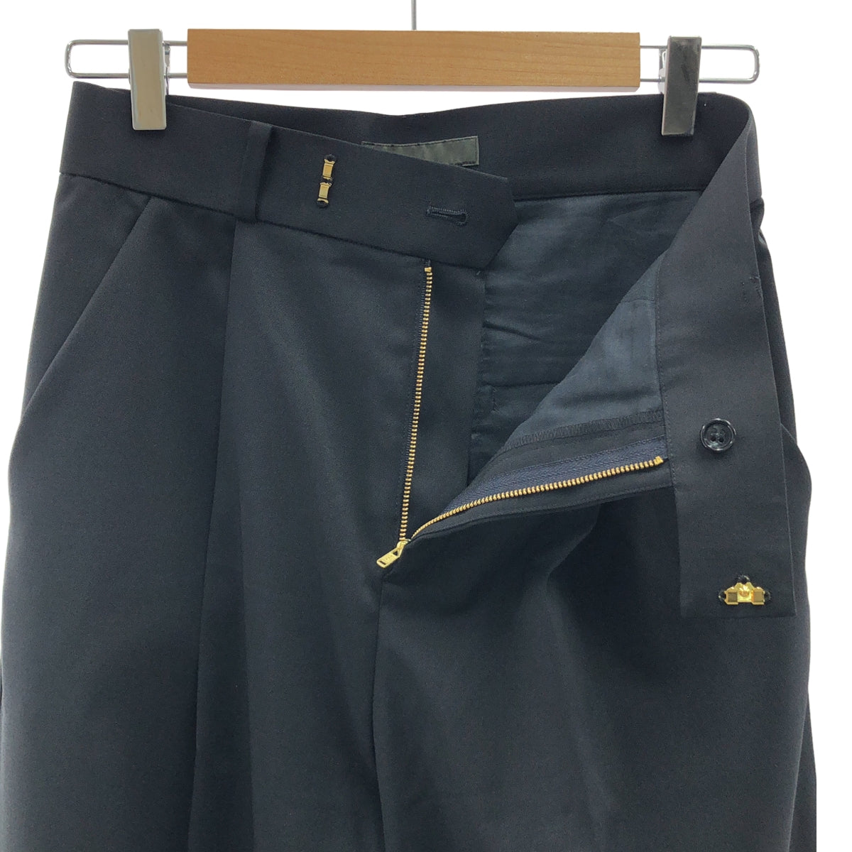 NOBLE / 노블 | 2025SS | 에스테르 트윌 스트레치 슬랙스 팬츠 | 40 |