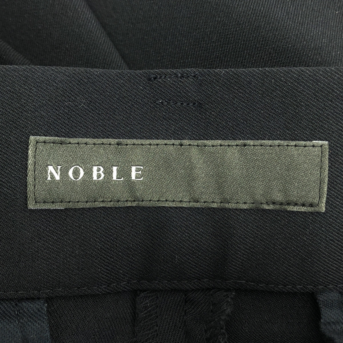 NOBLE / 노블 | 2025SS | 에스테르 트윌 스트레치 슬랙스 팬츠 | 40 |