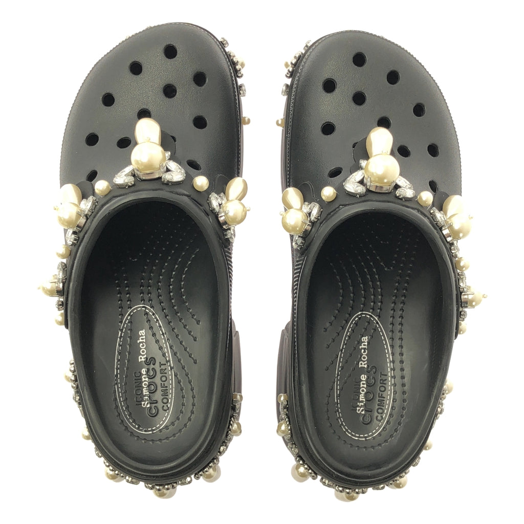 Simone Rocha | Crocs Siren 鉚釘珍珠跟涼鞋 | 8碼 | 女款