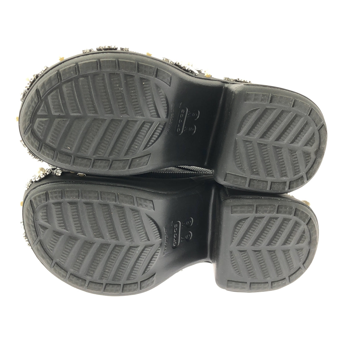 Simone Rocha | Crocs Siren 鉚釘珍珠跟涼鞋 | 8碼 | 女款