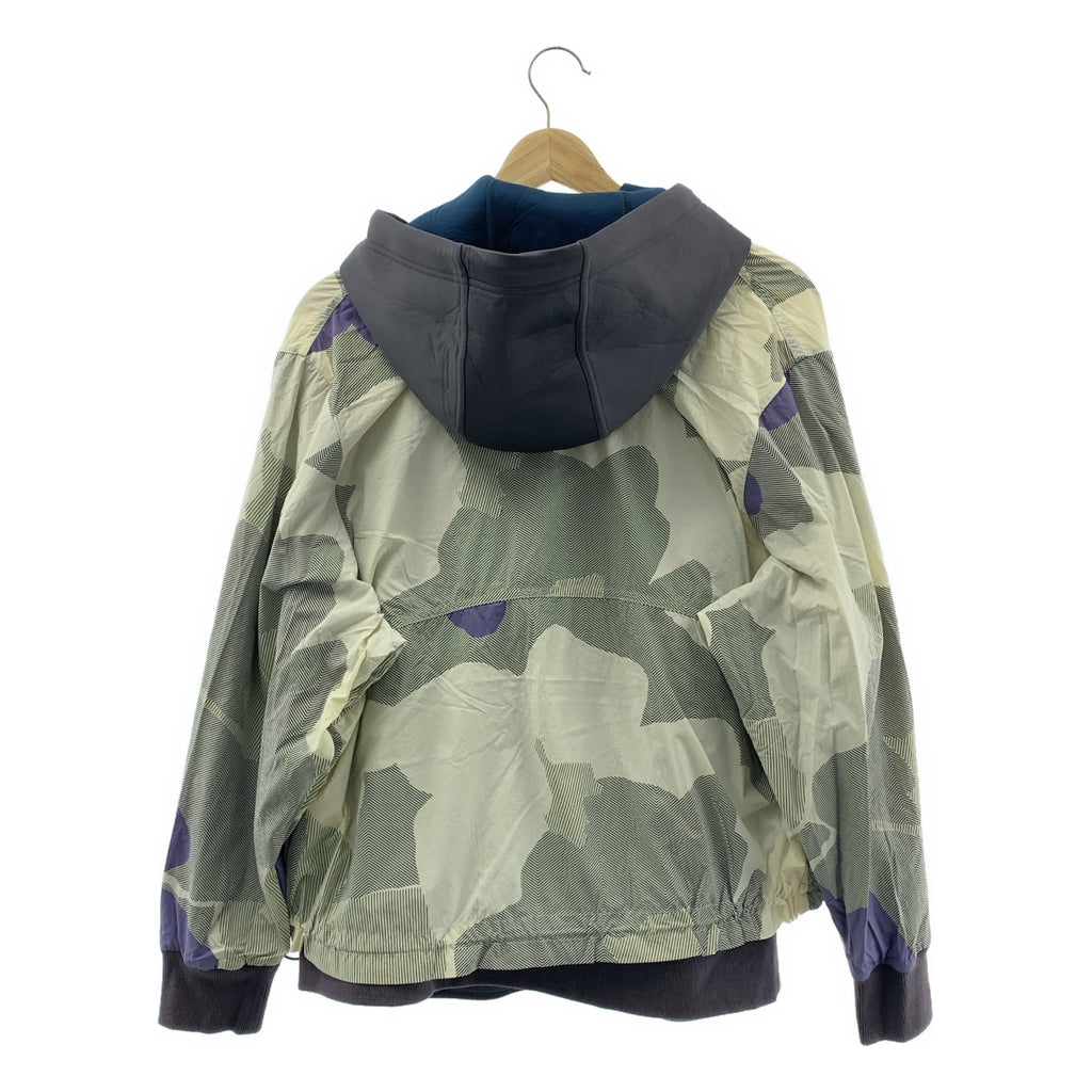 adidas by Stella McCartney / アディダスバイステラマッカートニー | Yoga Jacket / 総柄 レイヤード フルジップ ヨガジャケット フーディ | OT | オフホワイト系 | レディース