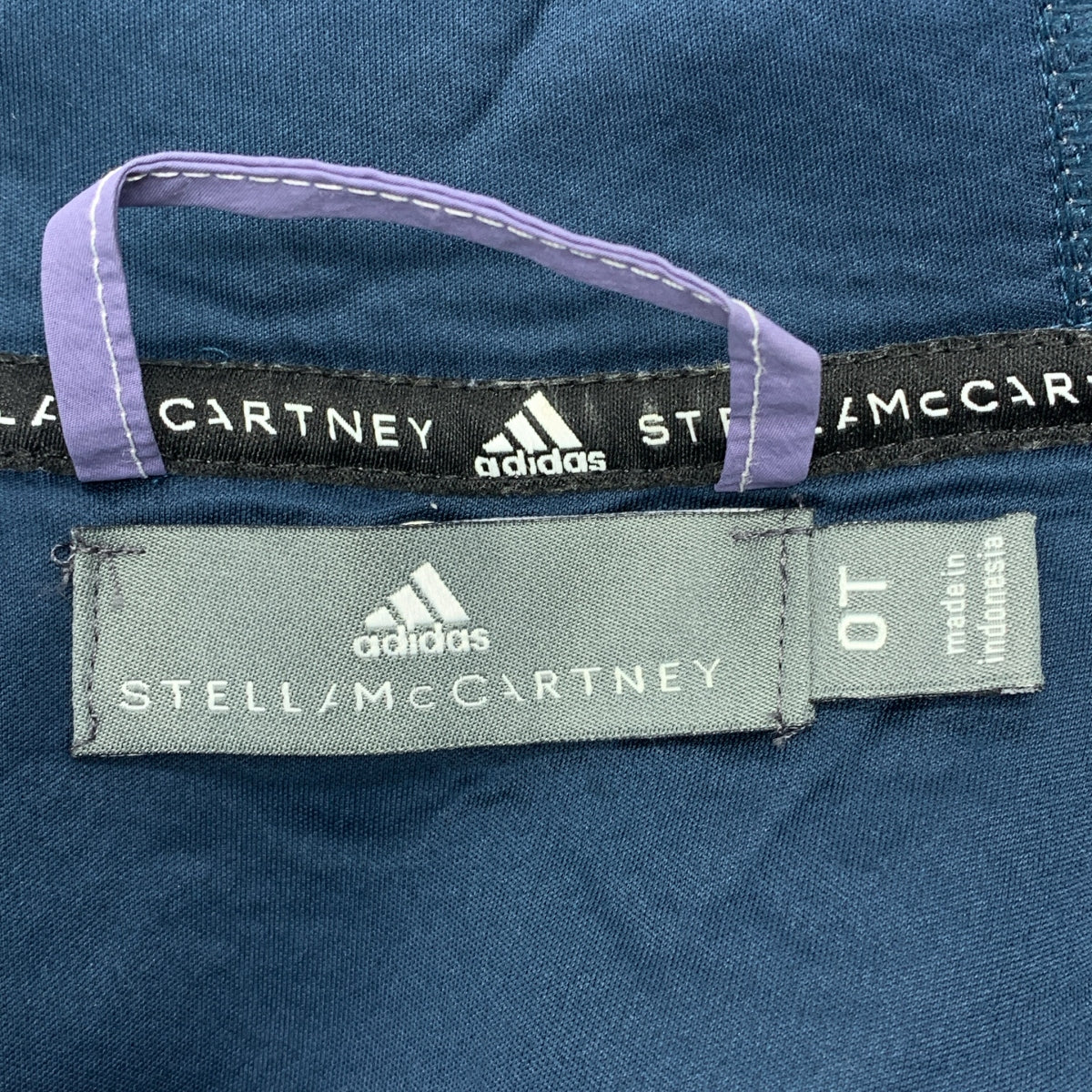 adidas by Stella McCartney / アディダスバイステラマッカートニー | Yoga Jacket / 総柄 レイヤード フルジップ ヨガジャケット フーディ | OT | オフホワイト系 | レディース