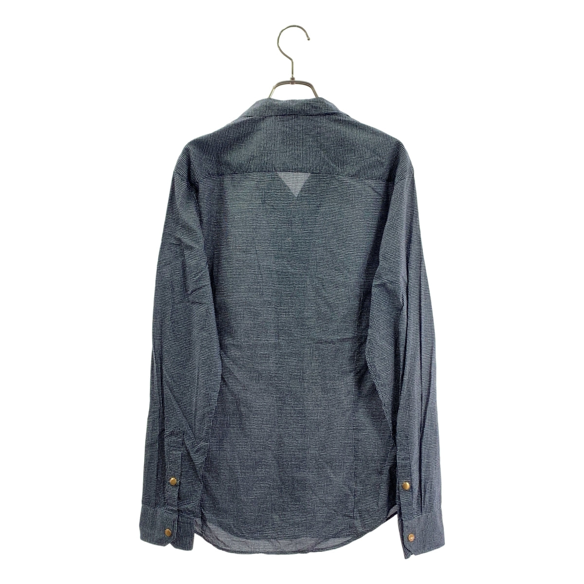 GIORGIO ARMANI / ジョルジオアルマーニ | 総柄 フライフロント オープンカラー シャツ | 38 | メンズ