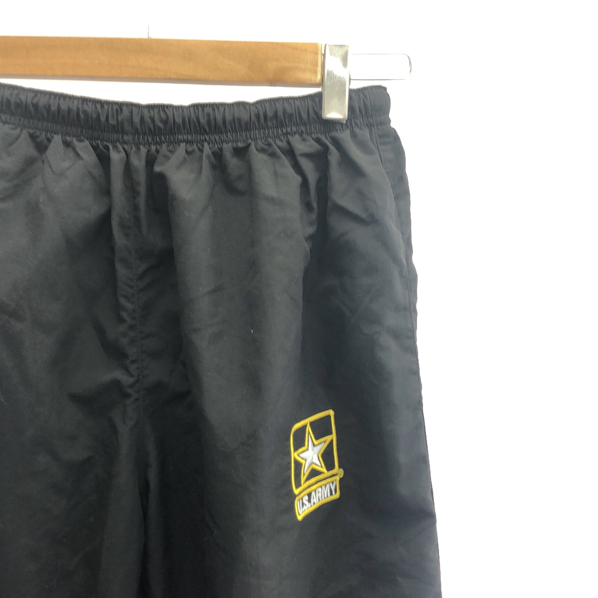 USARMY / US Army | 2016 | Physical Fitness Uniform Pants Nylon Track Pants | S / SHORT | Black | Men's