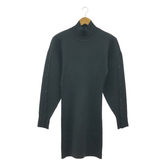 DIESEL | M NUNAVUT DRESS Turtleneck Knit Dress | S | Black | Women's