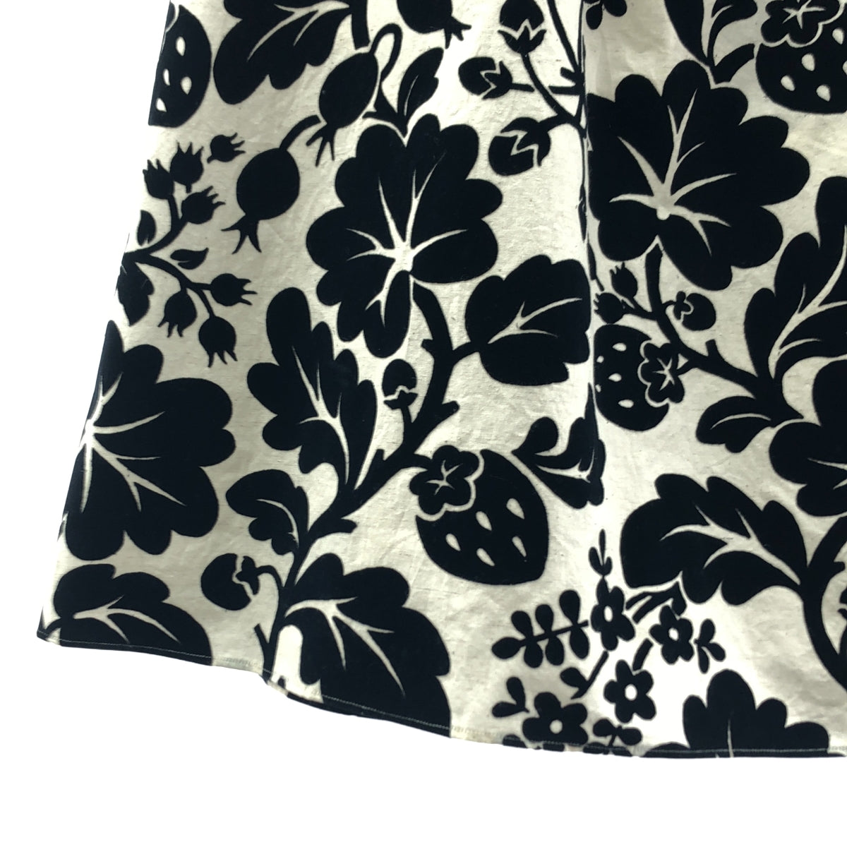 【新品】  R & D.M.Co- / オールドマンズテーラー | FLOCKY BIG WILD BERRY STRING SKIRT フロッキー ビッグ ワイルドベリー ストリング スカート | F | Natural / ナチュラル | レディース
